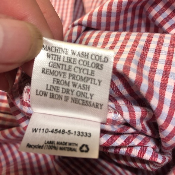 Disney Men’s Checkered short sleeve button up but looks small see measurements - Picture 7 of 13